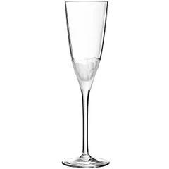 Flute glass “Intuition”  christened glass  170 ml , H = 23.5 cm  clear.