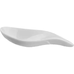 Ложка для комплимента «Ола» фарфор ,L=13,B=4см белый, изображение 2