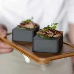 Подставка для блюда для 3020926 бамбук ,H=15,L=340,B=195мм св. дерево, изображение 3