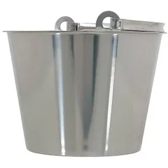 Bucket stainless steel 15l D=32.5,H=31cm