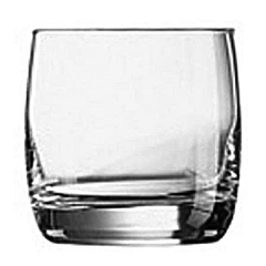 Old fashion “Suare”  chrome glass  218 ml  D=57/61, H=100mm  clear.