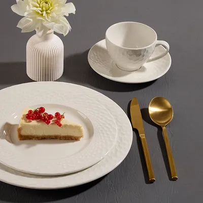 Блюдце «Морелла» фарфор D=15,2см белый, изображение 9