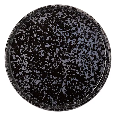 Тарелка «Саванна Блэк» керамика D=25см шоколад.