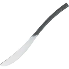 Dessert knife  stainless steel  L=21.5 cm  black, metal.