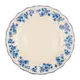 Тарелка «Фиори» фарфор D=23см слон.кость,синий, Диаметр (мм): 230