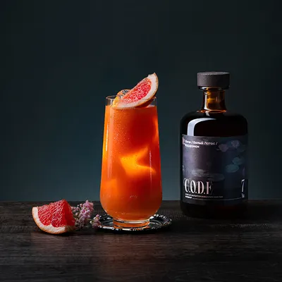 Кордиал «Личи / Белый Лотос / Кардамон» C.O.D.E стекло 0,5л D=7,H=18см, Состояние товара: Новый, Вкус: Личи, изображение 3