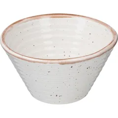 Salad bowl “Punto Bianca”  porcelain  400 ml  D=13, H=7 cm  white, black