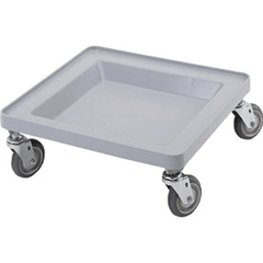 Trolley for cassettes 53*53cm plastic ,H=18.7,L=54.5,B=53cm light gray.