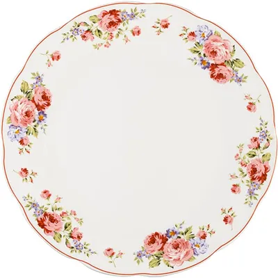 Набор посуды «Поэма Камарг» тарелки[18шт] фарфор белый,розов., изображение 6