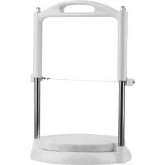 Нож для мягких сыров на нат.камне D=21,5,H=37см белый,металлич., изображение 2