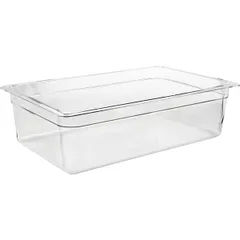 Gastronorm container (1/1)  polycarbonate  19.5 l , H=15, L=53, B=32.5 cm  transparent.