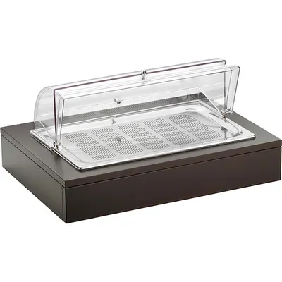 Станция буфетная для охлаждения джема и масла + охл. эл-т, цвет венге мдф,поликарбонат ,H=30,L=64,B=