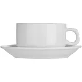 Чайная пара «Кунстверк» фарфор 250мл D=95,H=69,B=155мм белый