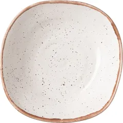 Тарелка глубокая «Пунто Бьянка» фарфор 1,2л ,H=65,L=225,B=235мм белый,черный, изображение 2