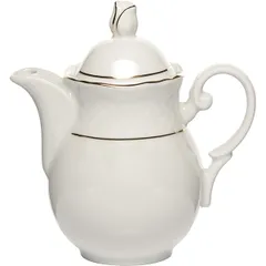 Кофейник «Афродита» фарфор 300мл D=45,H=130,L=120мм белый,золотой