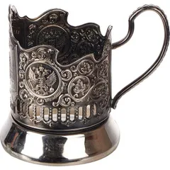 Подстаканник «Белорусский вокзал» латун.сплав D=68,H=100мм