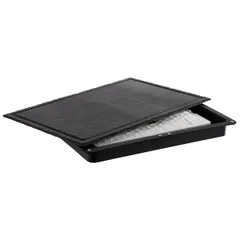 Pantry station “Slate” with cooling  natural slate, plastic , H=65, L=580, B=380mm  black