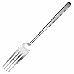 Table fork "Linea"  stainless steel  metal.