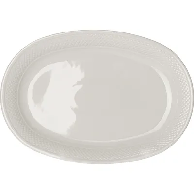 Блюдо «Портофино» овальное фарфор ,H=30,L=350,B=245мм белый, Длина (мм): 350, Ширина (мм): 245