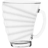 Mug “Shape Abondance” glass 320ml ,H=15cm clear.