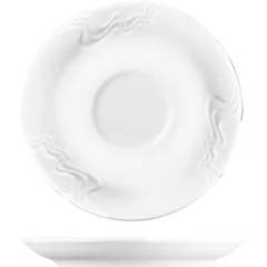 Saucer “Melody” porcelain D=120,H=17mm white