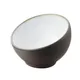 Салатник для комплимента керамика 30мл D=70,H=55мм черный,белый