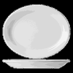 Блюдо «Акапулько» овальное фарфор ,L=26,B=21см белый