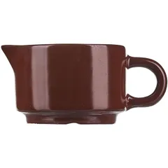 Creamer “Chocolate”  porcelain  50ml  D=65, H=40, L=87mm  dark brown.