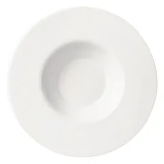 Тарелка глубокая «Грангусто» для ризотто стекло D=270,H=53мм белый