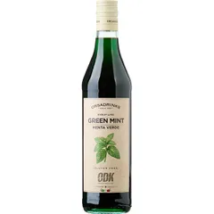 Сироп «Зеленая Мята» ODK стекло 0,75л D=65,H=305мм зелен.