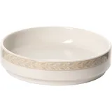 Салатник «Антуанетт» фарфор 100мл D=100,H=25мм белый,олив.