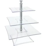 Этажерка 3 яруса 20х25х30см поликарбонат ,H=39см