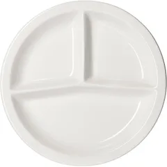 Менажница «Кунстверк» тройная фарфор D=27,H=3см белый