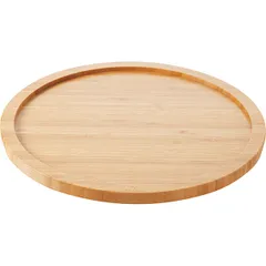 Stand for steak dish “Basalt” bamboo D=340,H=17mm