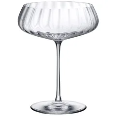 Champagne saucer “Round up”  christmas glass  400 ml  D=10.4, H=15.4 cm  clear.