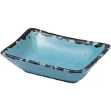 Соусник для соевого соуса фарфор 50мл ,H=25,L=95,B=70мм голуб.,коричнев.