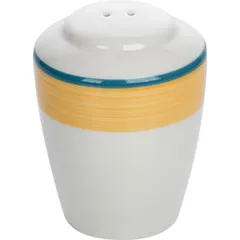 Pepper shaker “Rio Yellow”  porcelain  D=4, H=7 cm  white, yellow.