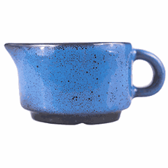 Creamer “Milky Way blue”  porcelain  50ml  D=65, H=40mm  blue, black