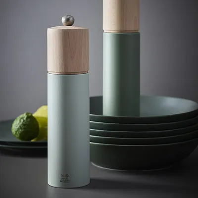 Мельница для соли «Бореал» с металлическим механизмом бук ,H=21см св.зелен., изображение 13