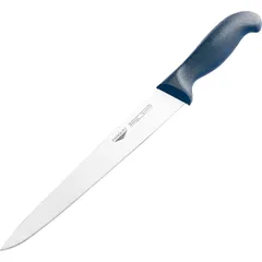 Knife for slicing meat , L=30cm  blue, metal.