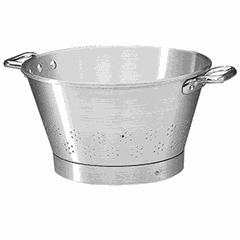 Colander aluminum 67l D=60,H=33cm metal.