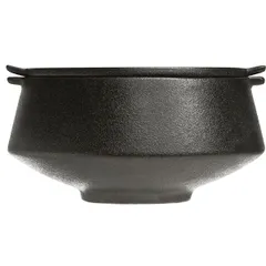 Salad bowl ceramics D=135,H=82mm black