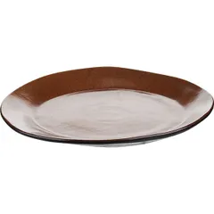 Тарелка «Млечный путь терракот» фарфор ,L=28,B=25,5см терракот,черный, изображение 2