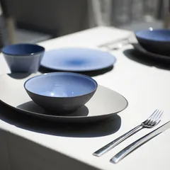 Салатник «Экинокс» фарфор 250мл D=105,H=80мм синий, изображение 4