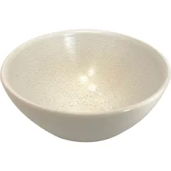 Sauce boat “Cosmos”  ceramics  D=11cm  light beige.