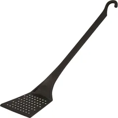 Kitchen spatula perforated  polyamide, fiberglass , L=50/12, B=12cm  black