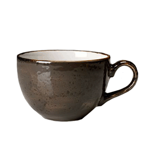 Чашка чайная «Крафт» фарфор 450мл D=12,H=8,L=15см серый