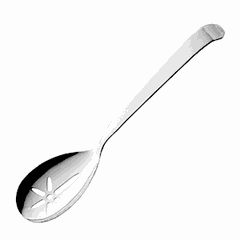 Perforated spoon. “Astra” stainless steel ,L=24cm metal.