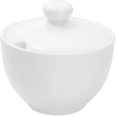 Sugar bowl “Kunstwerk” porcelain 200ml D=93,H=75mm white