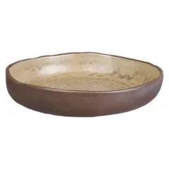 Тарелка «Грасп» с бортом керамика D=19,H=4см коричнев., Цвет: Коричневый, Диаметр (мм): 190, изображение 4